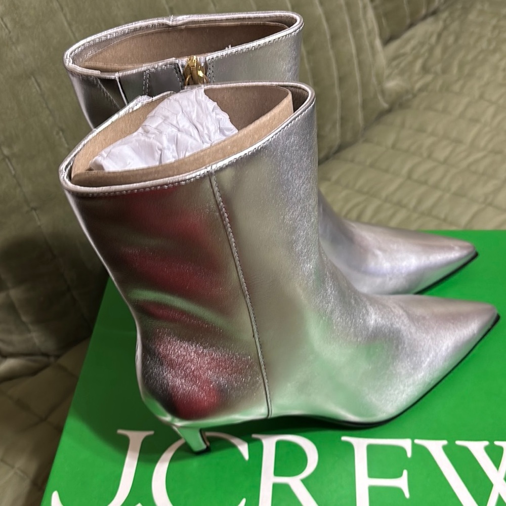 J. Crew Silver Women's Ankle Boots